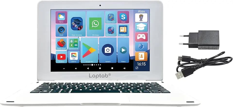 Lexibook, LAPTAB 10 Laptop mit Touchscreen, LT10DE