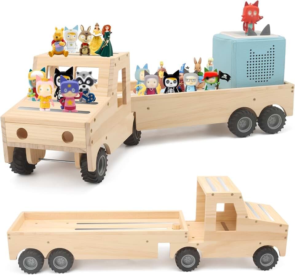 Truck for TonieBox 1/2 Organizer Shelf Storage Holder for Tonies Figures