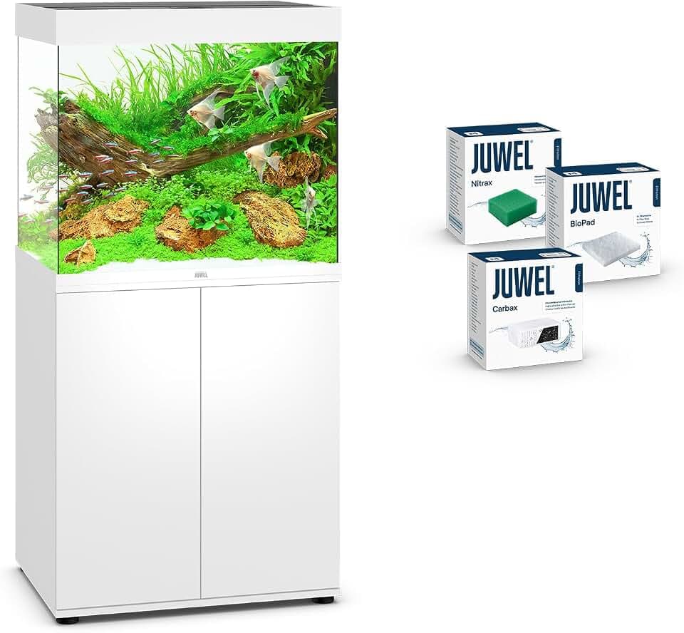 JUWEL Aquarium - Lido 200 Kombination weiß Premium-Bundle