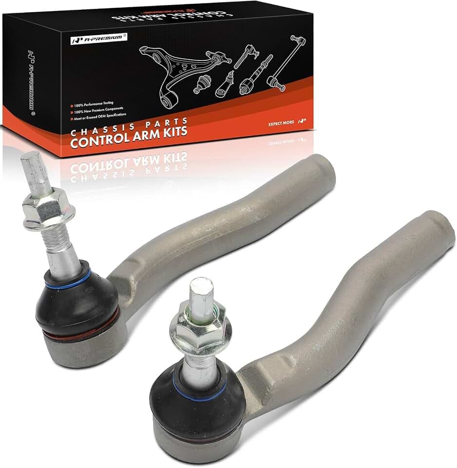 A-Premium Front Outer Tie Rod End, Compatible with Chevy, GMC, Cadillac