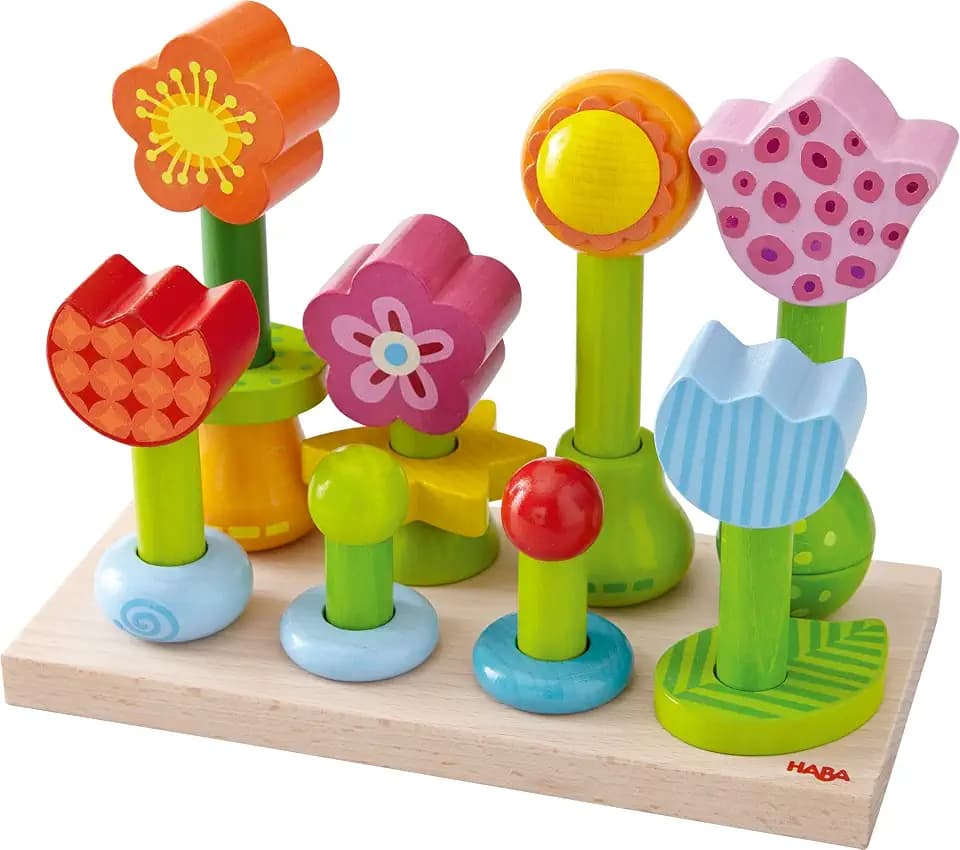 HABA 301551 Steckspiel Blumengarten