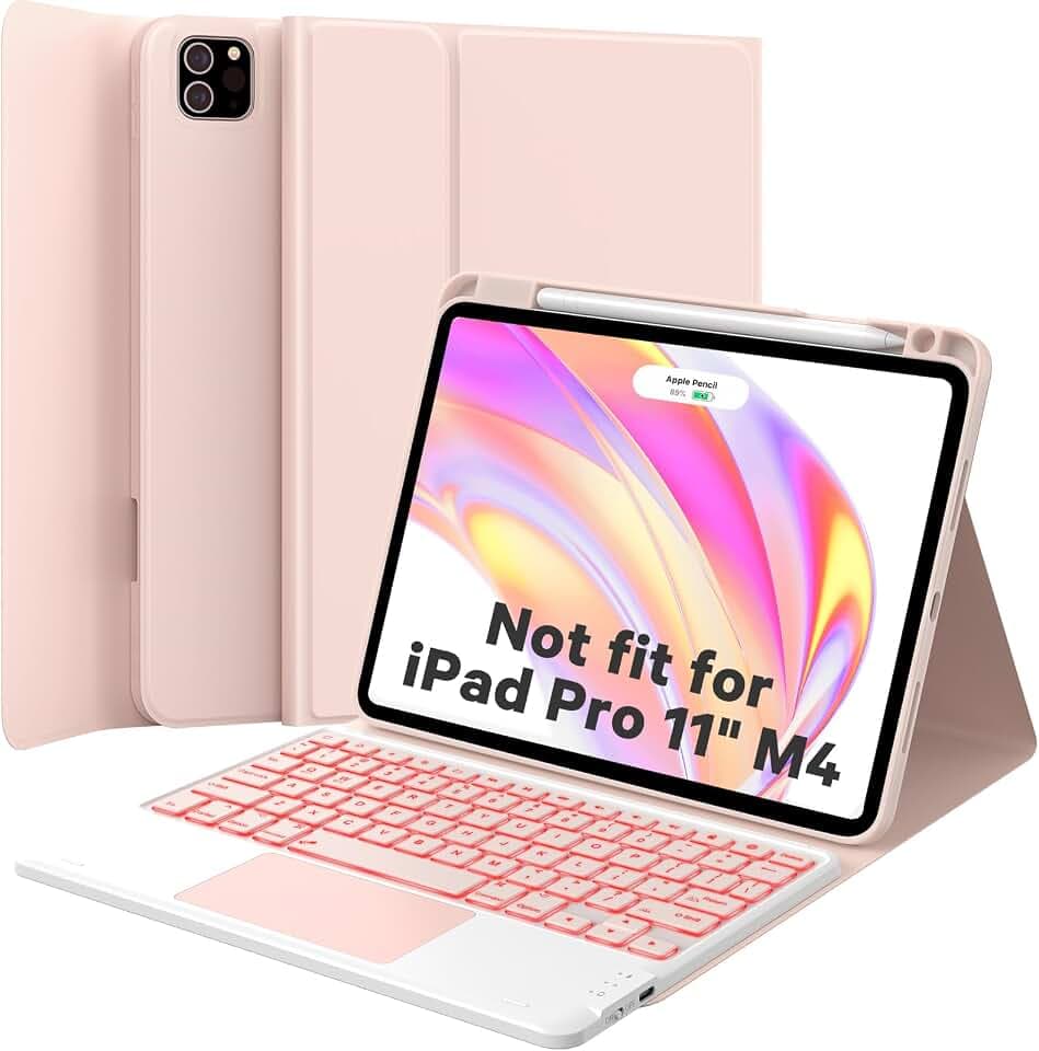 GreenLaw for iPad Air 11-inch(M4/M3/M2)&Pro 11 inch Keyboard Case