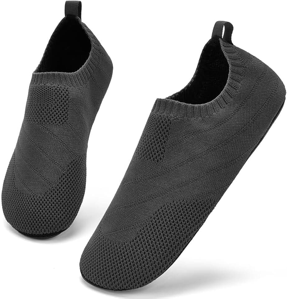 Sosenfer hausschuhe Damen Herren Bequem pantoffeln rutschfest Slip on Flache hüttenschuhe cozy slippers Unisex-SHENHUI-42