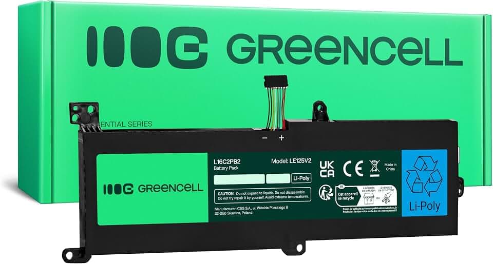Green Cell Laptop Akku für Lenovo IdeaPad 3 130 3 320 320C 330 520 S145 V14 V145 V15 V320 3-15ADA05 3-15IIL05 / L16C2PB2 L16M2PB1