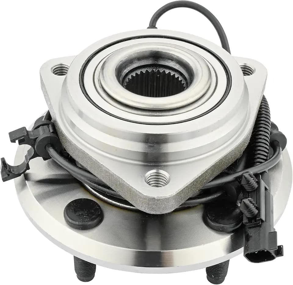 513272 Front Wheel Hub and Bearing for 2007-2010 Jeep Wrangler, Wheel Bearing and Hub Assembly Replacement, 5 Lugs w/ABS