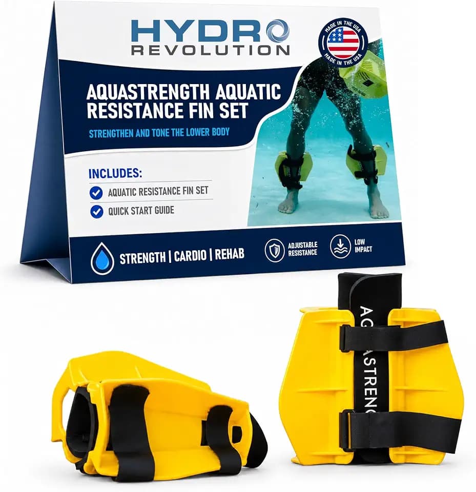 Aquastrength Aquatic Exercise Equipment – Pool Water Weights, Barbell, Bells & Resistance Fins