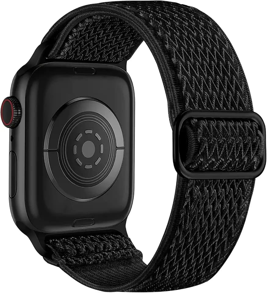 Lerobo Stretchy Nylon Band Compatible with Apple Watch Bands for Women Men