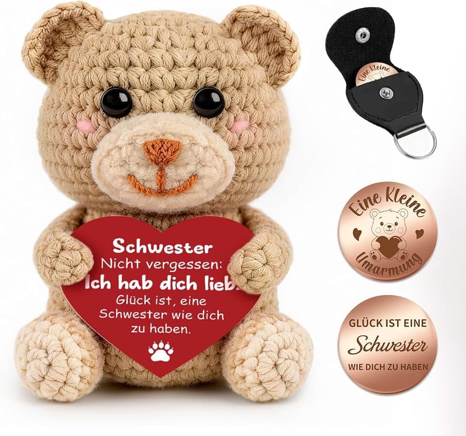 Giftota Schwester Geschenk, Geschenke für Schwester Geburtstag Weihnachten
