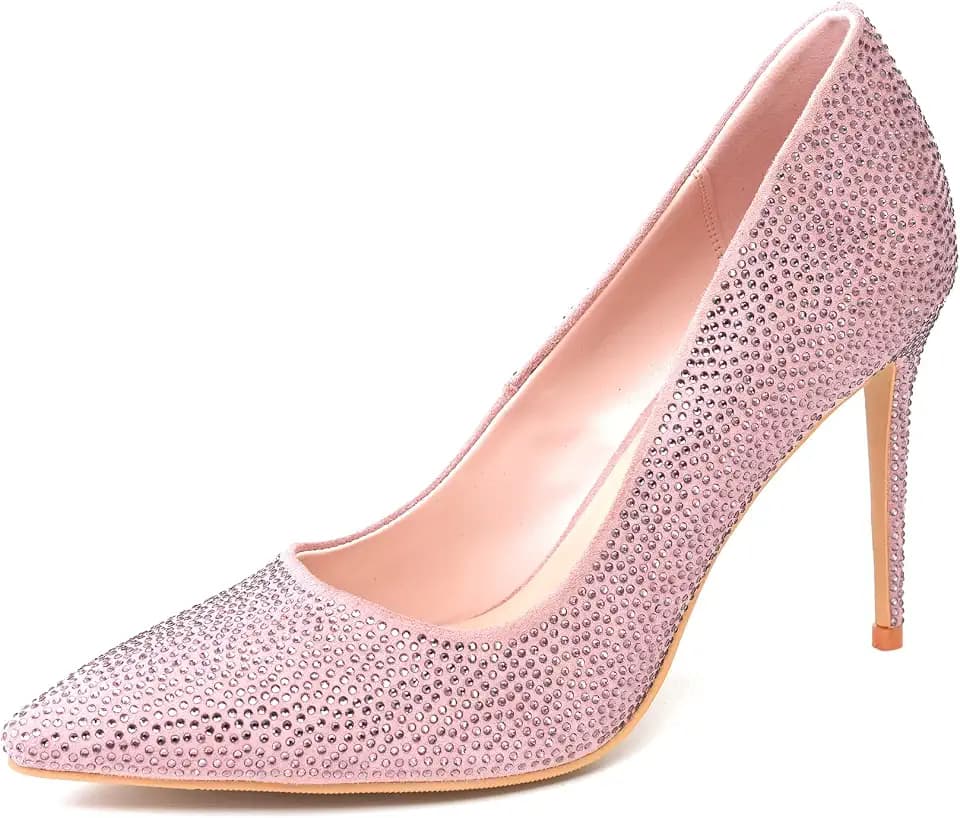 Women's Rhinestone High Heels Pumps