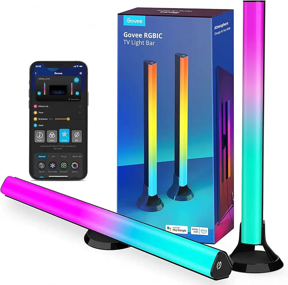 Govee RGBIC LED TV Lightbars with Doppelte Lichtperlen für 45-70 Zoll TV