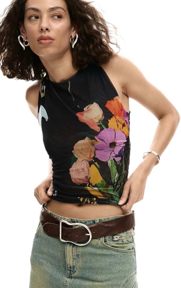 Desigual Damen Bruselas T-Shirt