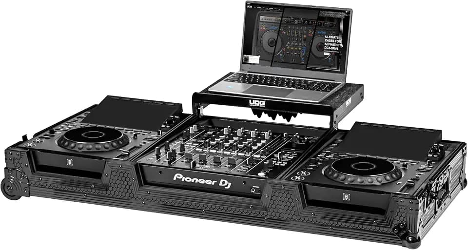 UDG Ultimate Flightcase AlphaTheta CDJ-3000X/DJM-A9 Plus, Schwarz