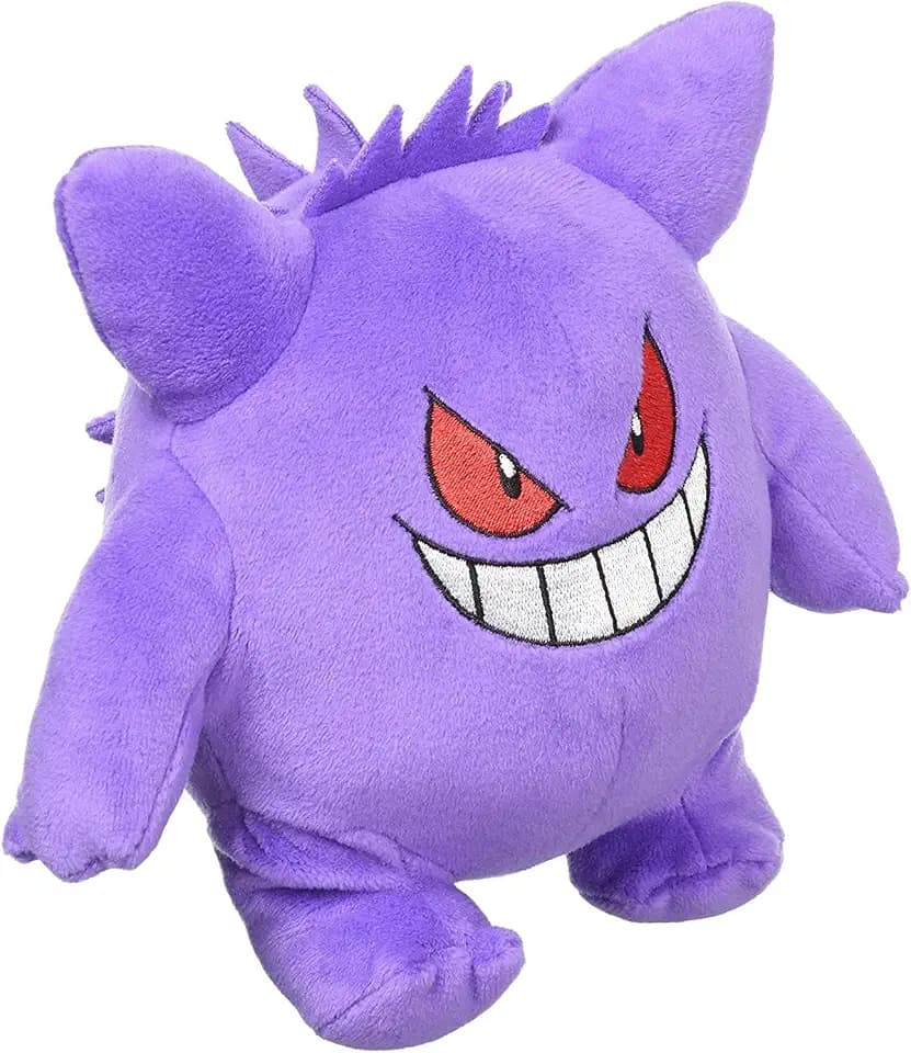 Sanei Pokemon All Star Series Gengar Stuffed Plush, 6"