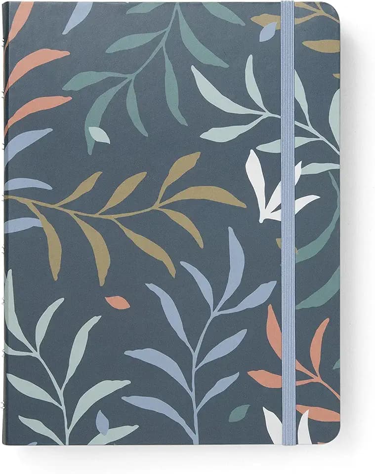 Filofax Botanical A5 Refillable Notebook Blue