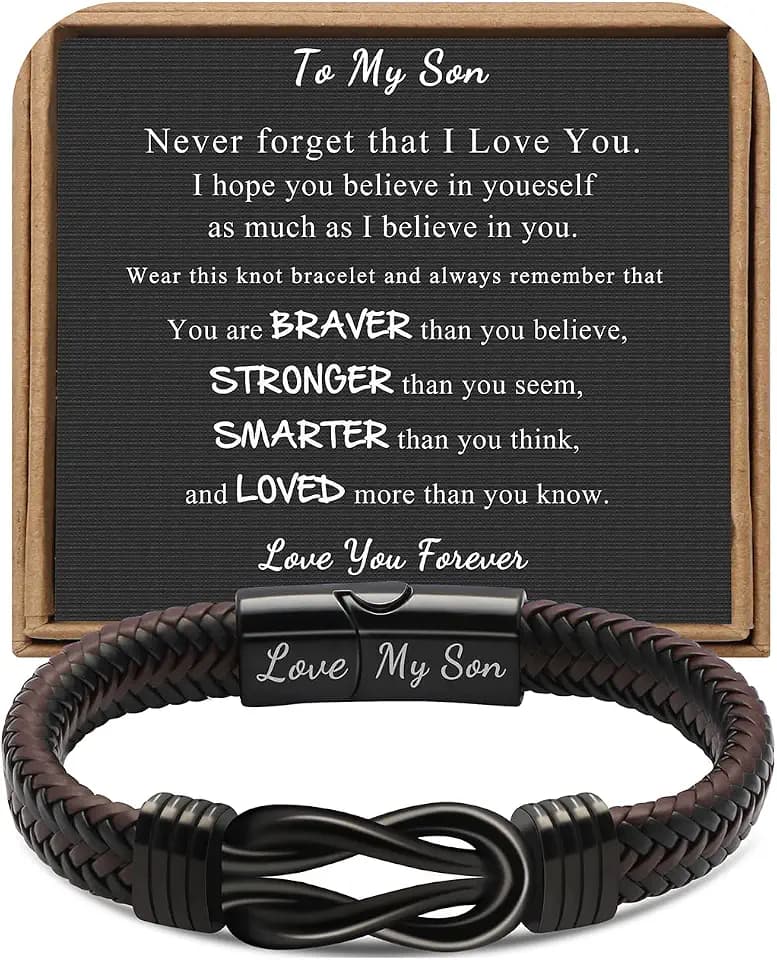 Gifts for Men Knot Bracelet, Lover You Forever Best Dad Ever Bracelets