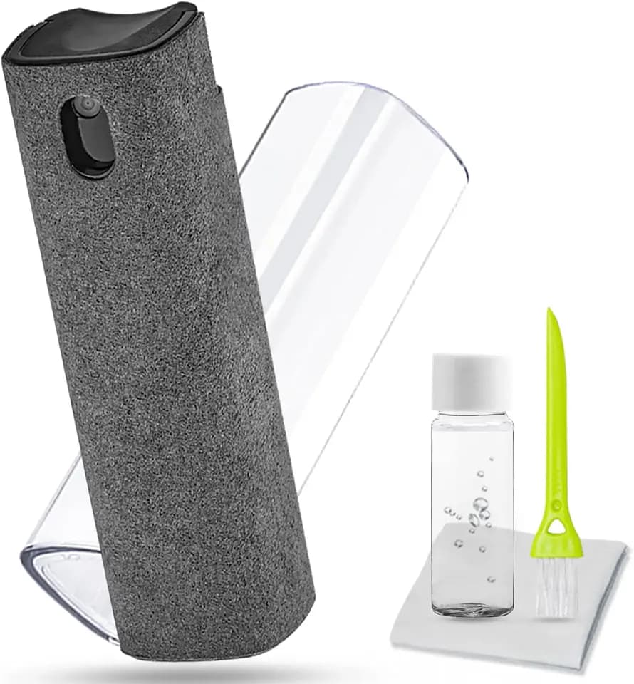 Screen Cleaner Touchscreen Mist Spray, walrfid Cleaning Kit for Electronic Smart Phone TV, Laptop, Tablet, PC, Computer Monitor LCD Flat Screens, Eyeglasses, Compatible with iPhone iPad MacBook Pro