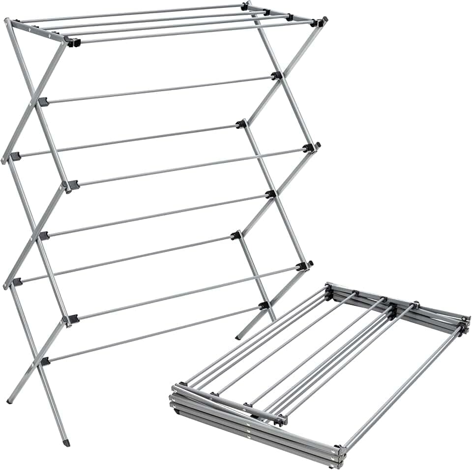Honey Can Do Trockengestell für Kleidung, faltbar, Oversize, DRY-09066, Silber, 22,7 kg