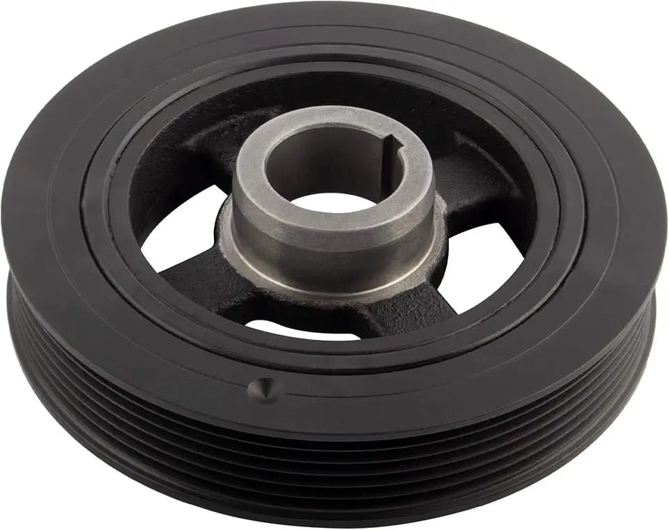 594-294 Engine Harmonic Balancer Crankshaft Pulley for Hyundai Azera 2006-2017 Santa Fe 2013-2018 Sonata 2006-2010 Veracruz 2007-2012 Kia Sedona Sorento 2011-2020, 231243C100 231243C201