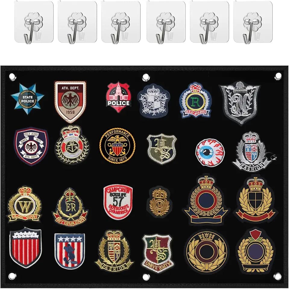 Patches Klett Wand 60 x 45cm Kletttafel Patches Klett Faltba Klettfläche Klettmatte Taktische Patch Display Tafel für Abzeichen Aufnäher