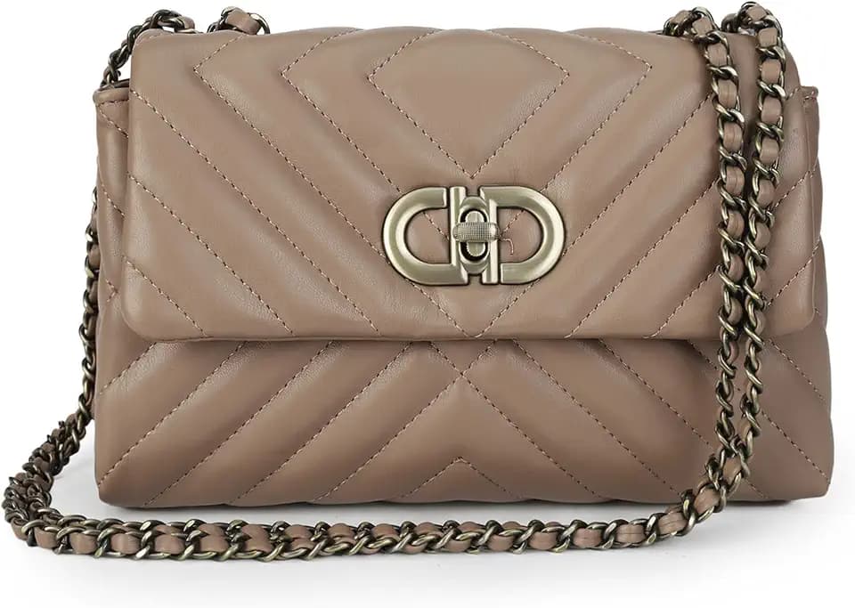 Quilted Crossbody Purse and Convertible Shoulder Bags for Women