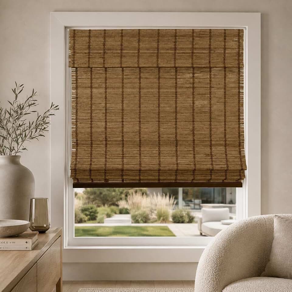 CHICOLOGY Home Raffrollos aus Bambus, 73,7 x 162,6 cm (B x H), Elch