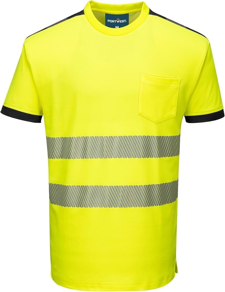 PW3 T-Shirt Manica Corta Hi-Vis