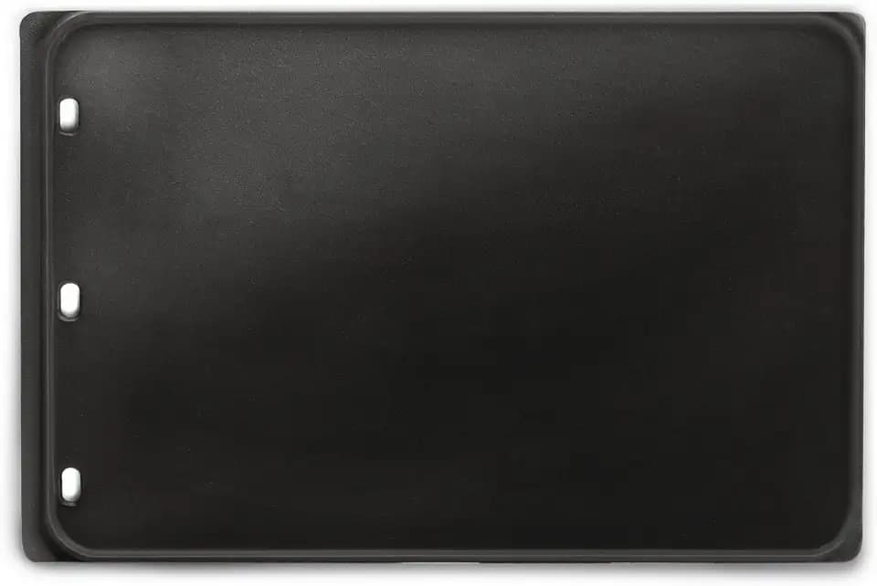 Napoleon Cast Iron Reversible Griddle - Fits Rogue Series Grills and Other Similarly Sized Grills, Cast Iron, Reversible, Has Drain Holes