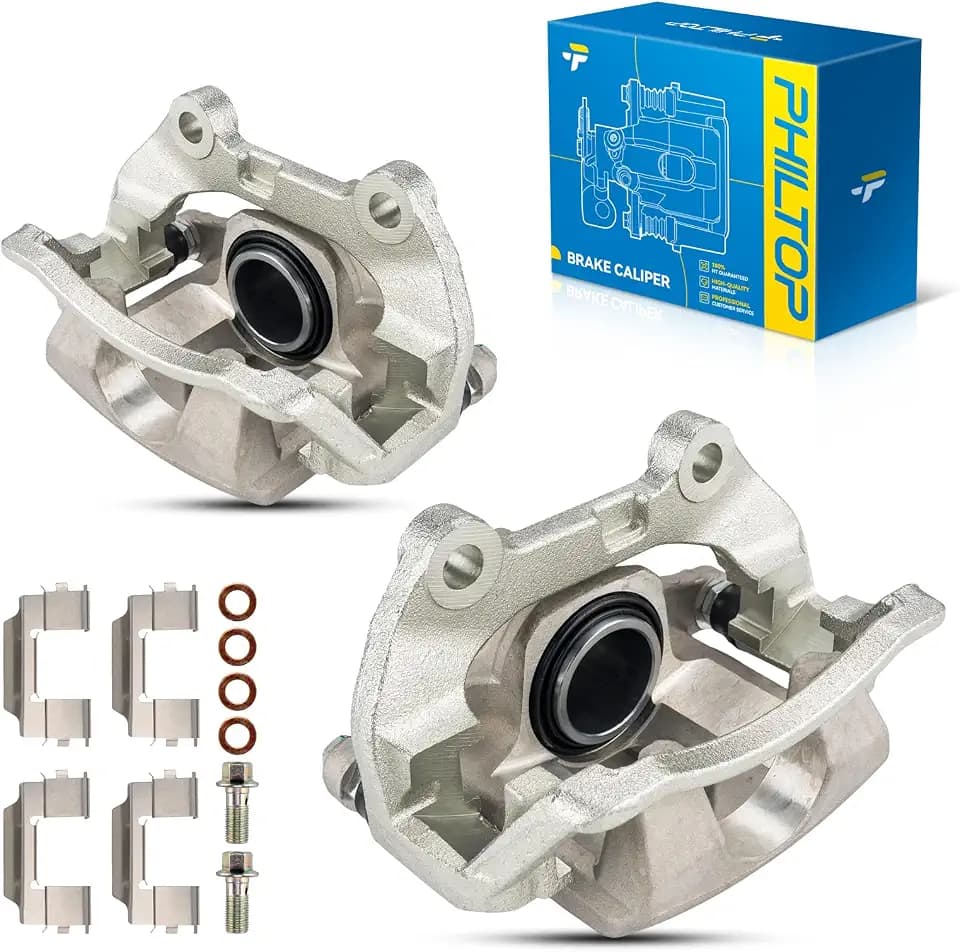 PHILTOP Brake Caliper Rear Compatible with 2002-2009 Chevrolet Trailblazer, 2002-2009 GMC Envoy, 2002-2006 Chevrolet Trailblazer EXT, 2002-2006 GMC Envoy XL, 18-B4805, 18-B4804