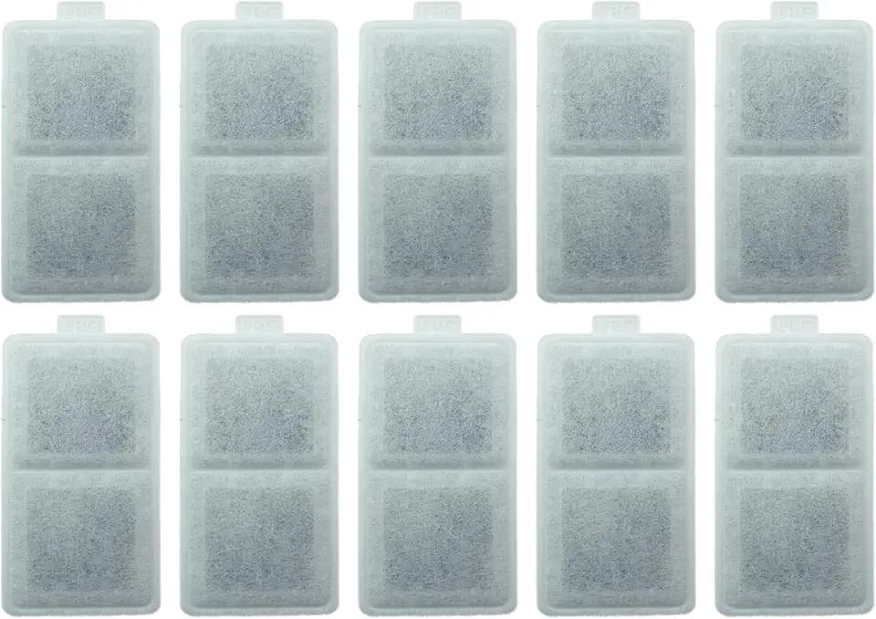 PET STANDARD Large Filters for Whisker City Fountain, 10-Pack