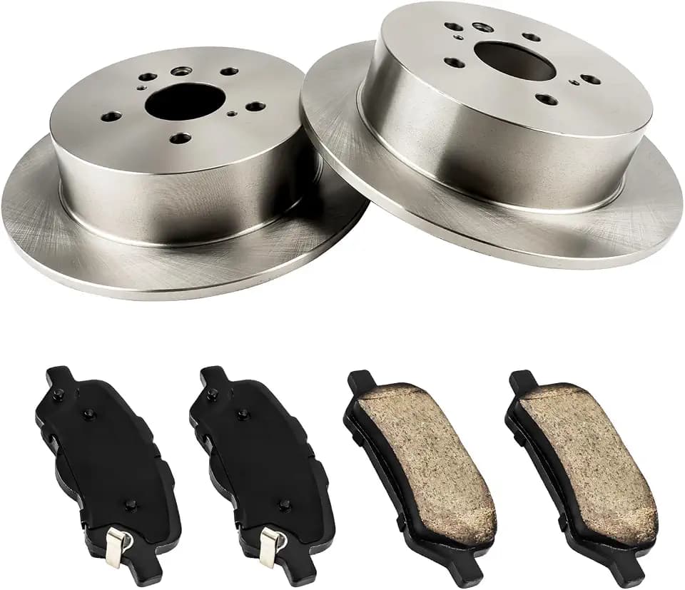 KAC 297.8mm Front Brake Kit, OE Brake Rotors and Ceramic Brake Pads Fit for 2009-2015 Toyota Venza,OEM#31532 D1402