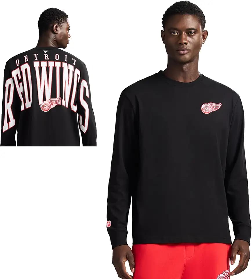 Game 7 Men's NHL Officially Licensed Long Sleeve Crew Neck Cotton Graphic T-Shirt