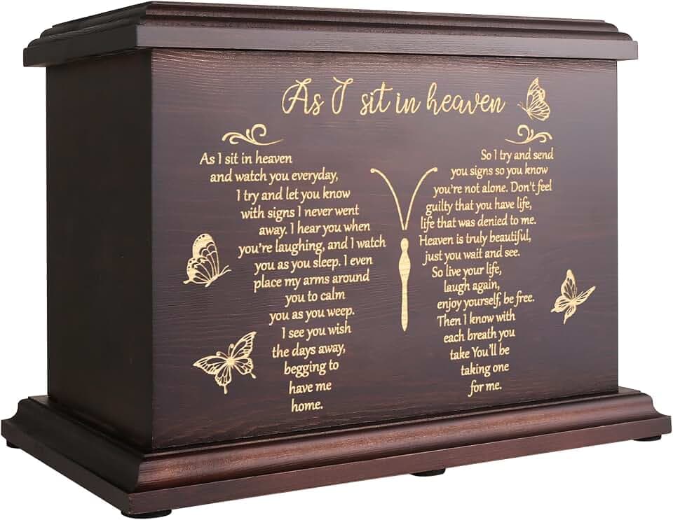 DGDCDV Cremation Urns for Human Ashes Adult Up to 270 LBS