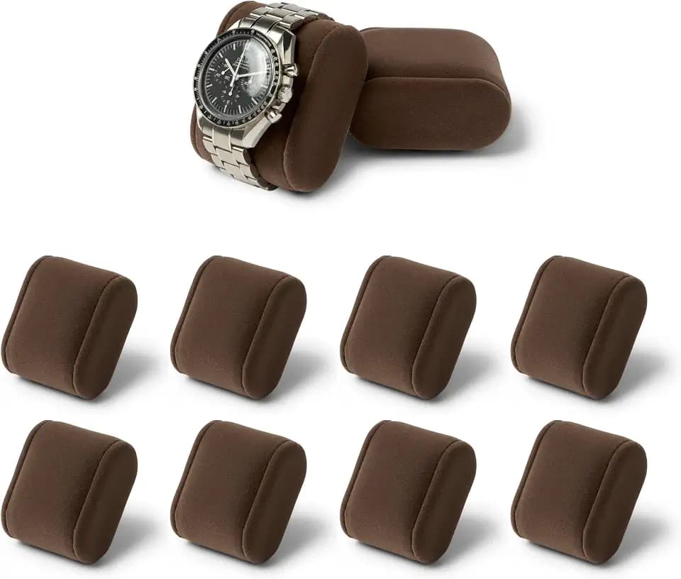 TAWBURY Bayswater Watch Box Pillows - Small | 17.8cm/7" Circumference | 55mm/2.2" Width | Compatible with Bayswater 3 & 8 Slot Watch Boxes | Pack of 8 Pillows