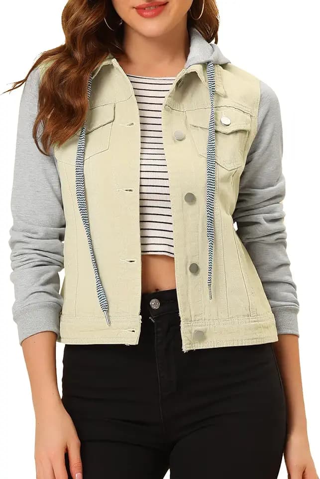 Allegra K Damen Coat Erbsenmantel