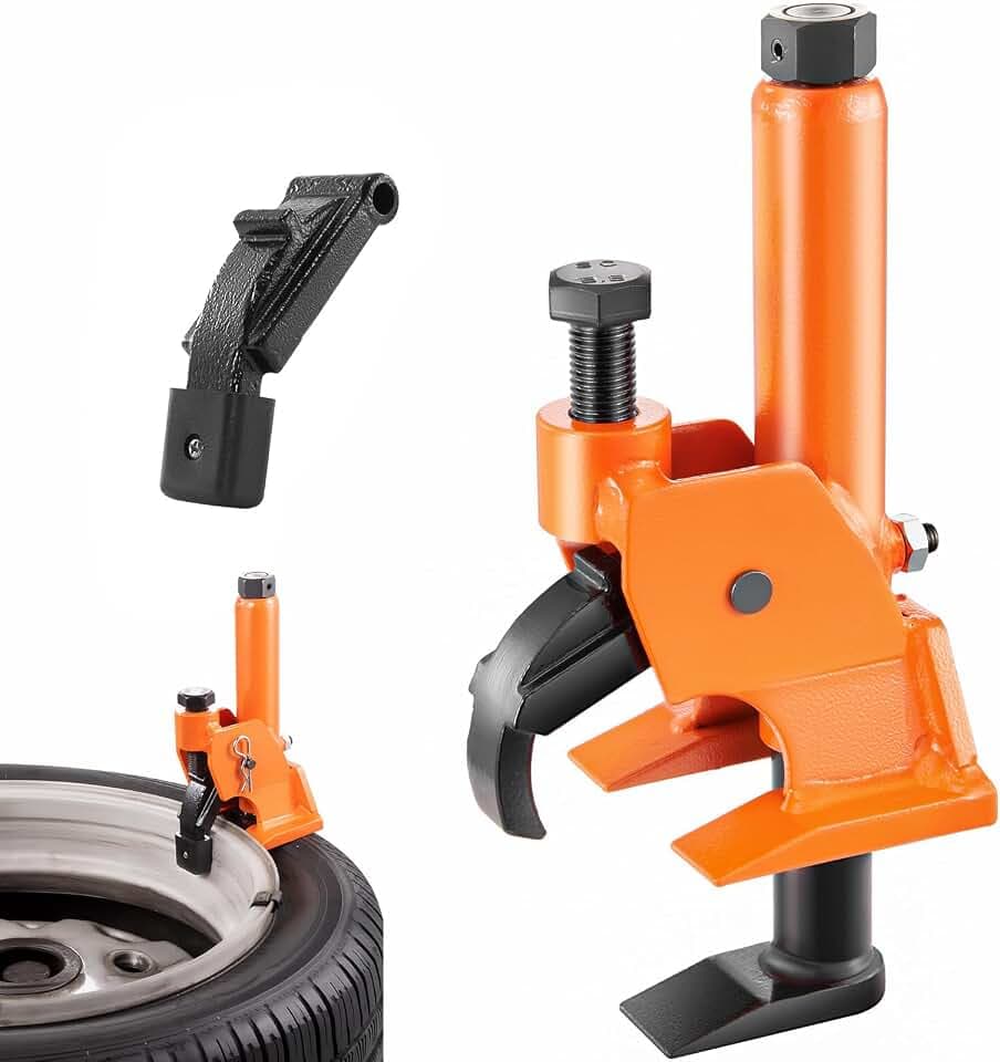 VEVOR Manual Tire Bead Breaker, 38"-42" Tires Changer Tool with Rubber Pad, Protect Aluminum Alloy Hubs, Easy-Operated Tire Repair Tool for ATVs/UTVs, Tractors, Trucks, Cars, Heavy Duty Tires