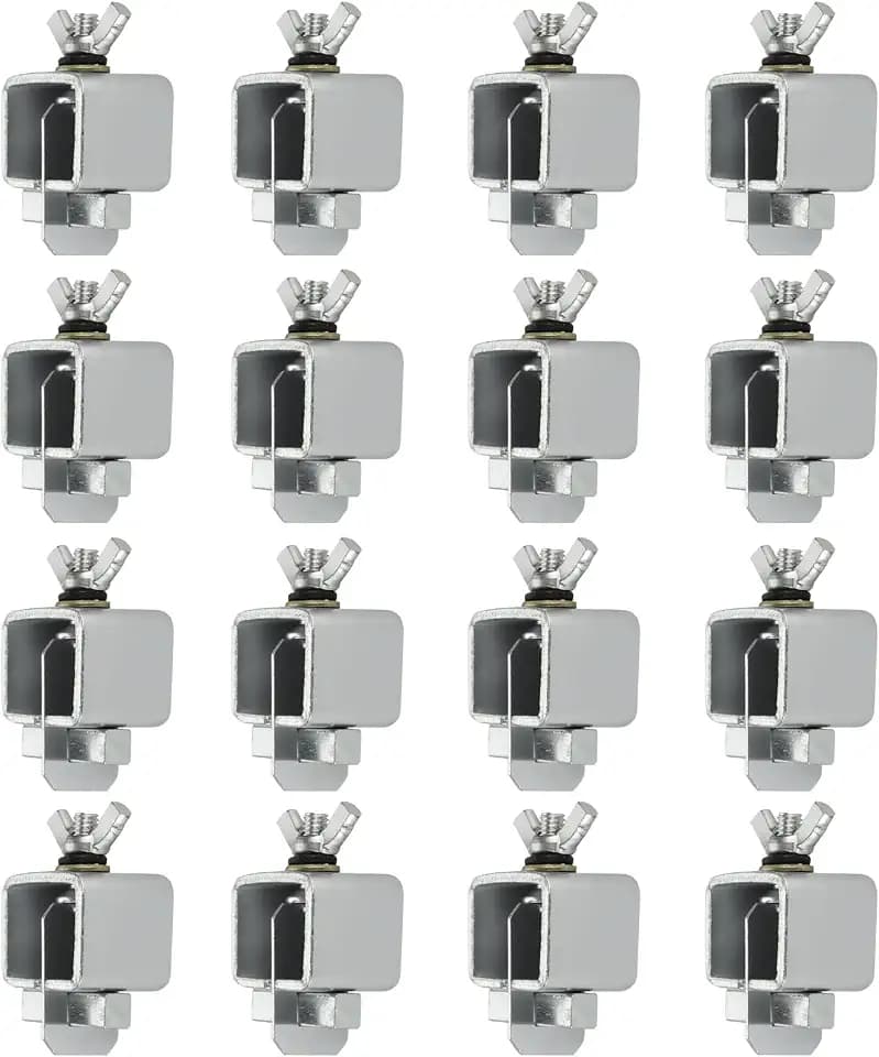 Acrux7 16 PCS Butt Welding Clamps, Small Sheet Metal Clamp, Carbon Steel Panel Clamps for Auto Body Edge to Edge Welding (1x2.3 Inch)