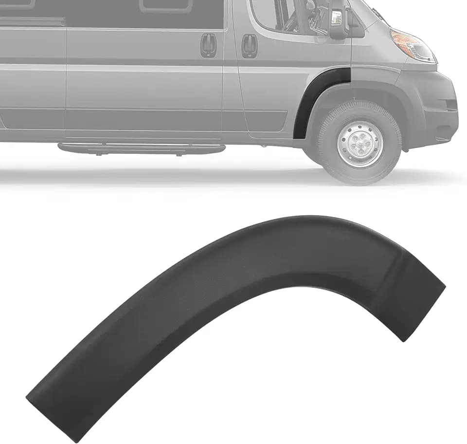HECASA Molding Wheel Trim Fender Flare Compatible with 19-22 Ram Promaster