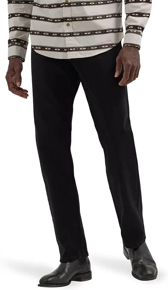 Wrangler Mens Men's Free-to-Stretch Relaxed Fit Jean