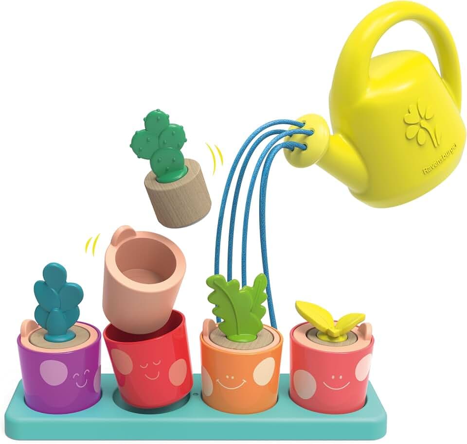 Ravensburger 12034063 Play+ Puzzle- & Spiel-Set: Meine kleinen Pflanzen, Kinderpuzzle, Pretend Play Set, Montessori Puzzle Garten, Spielzeug ab 18 Monate