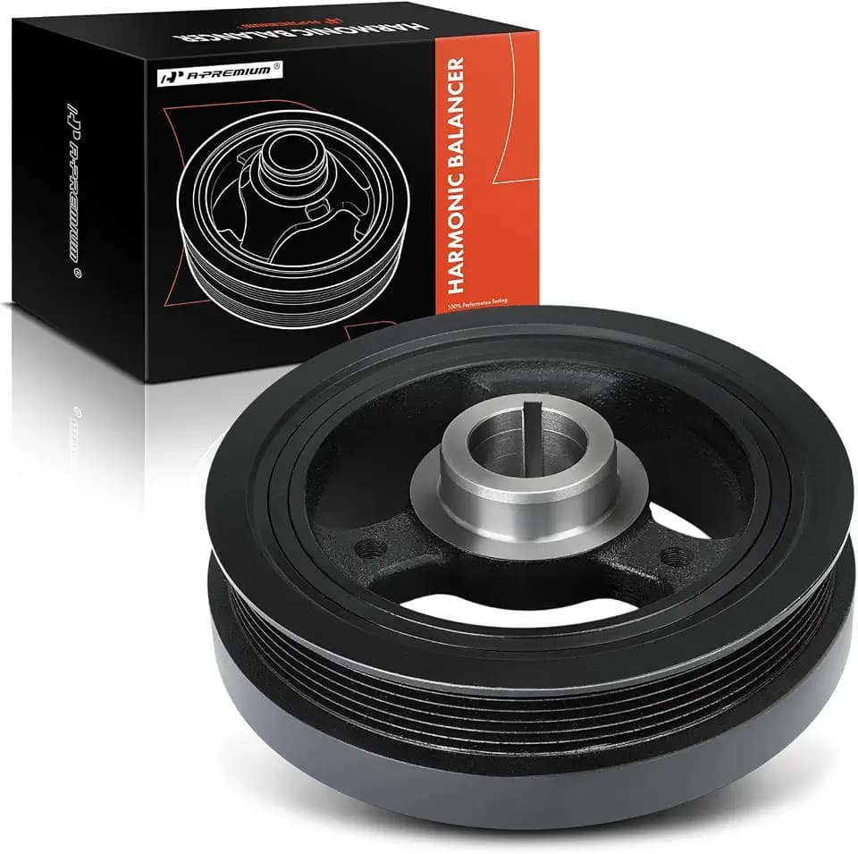 A-Premium Engine Harmonic Balancer Crankshaft Pulley Compatible with Ford