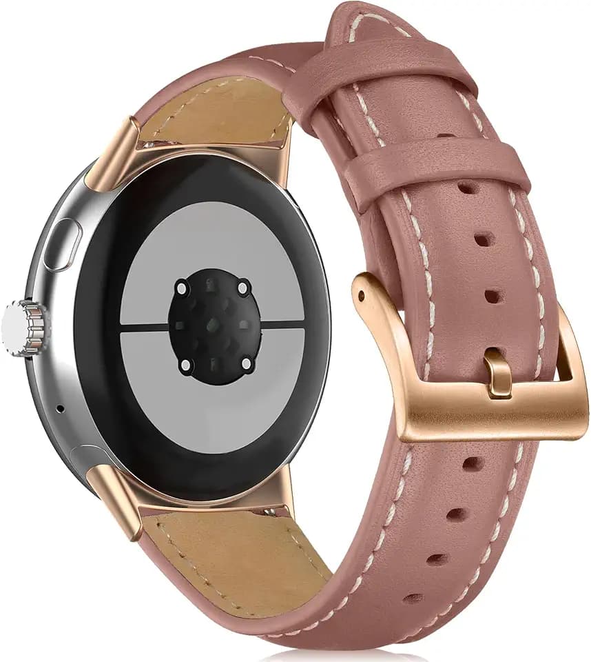 KeHowy Leder Armband für Google Pixel Watch 5 45mm/4/3 45mm [Not 41mm]