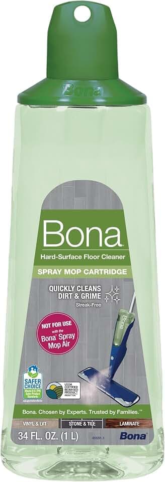 Bona Multi-Surface Hard Floor Cleaner Spray Mop Cartridge - 34 fl oz