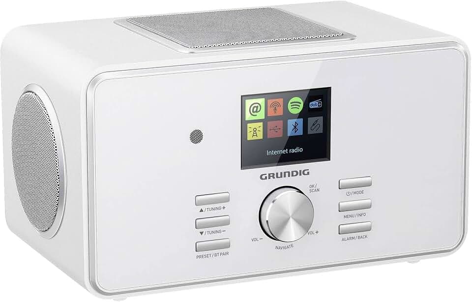 Grundig GIR1080 DTR 6000 X All-In-One“ Radio, White, Weiß