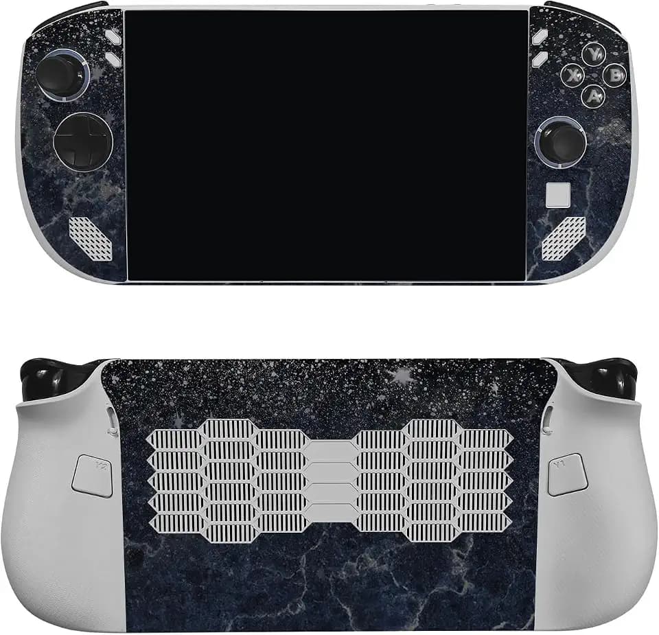 Gaming Skin Compatible with Lenovo Legion Go S (2025) - Dark Shimmer Marble - Premium 3M Vinyl Protective Wrap Decal Cover - Easy to Apply | Crafted in The USA by MightySkins