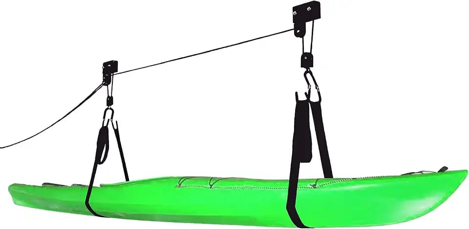 Bike Lane Kayak Hoist Pulley System with 125lb Capacity