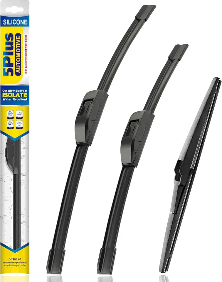 5 PLUS Silicone Windshield Wipers Fits Dodge Journey 2009-2020 (3 PACK)