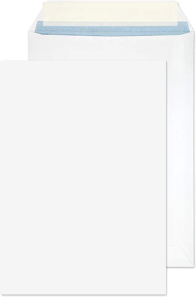 Blake Everyday | Briefumschläge C5 (229 x 162 mm) | 250 Stück | 100 g/m² | PEFC-zertifiziert | selbstklebend Weiße Umschläge | Bürobedarf | Geschäftsumschläge/Briefumschläg/Kuvert in Weiß (23893/250)