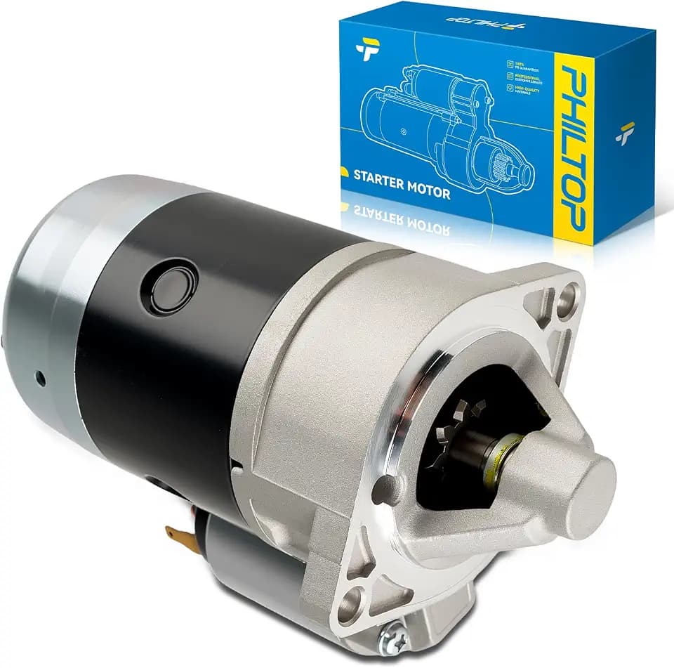 PHILTOP 16966N Starter Motor for Suzuki,1985-1995 Samurai,0.9 KW
