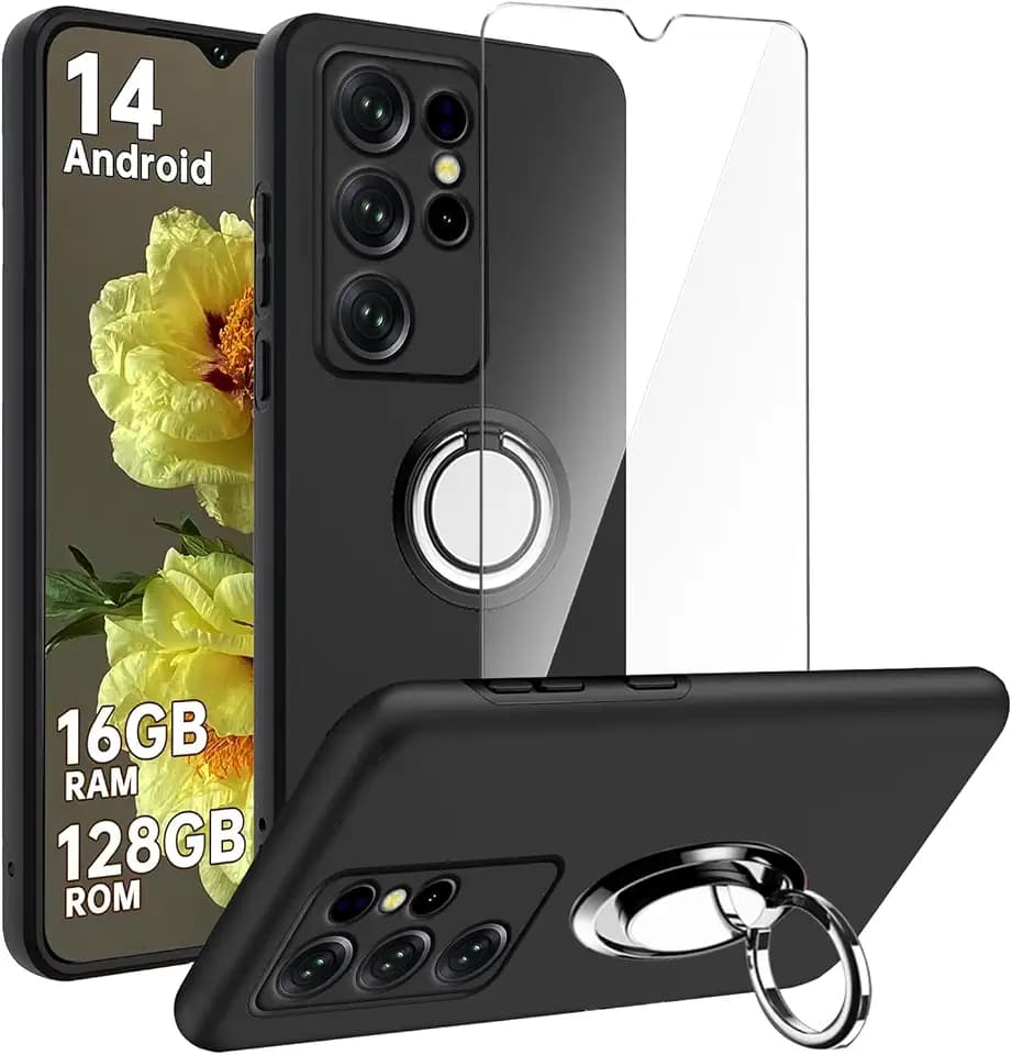 Hülle für Oukitel C2 Handyhülle,Schwarz