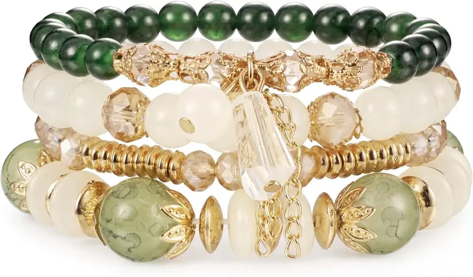 Tungary Boho Beaded Bracelets Set for Women, Ideal Jewelry Gift for Her